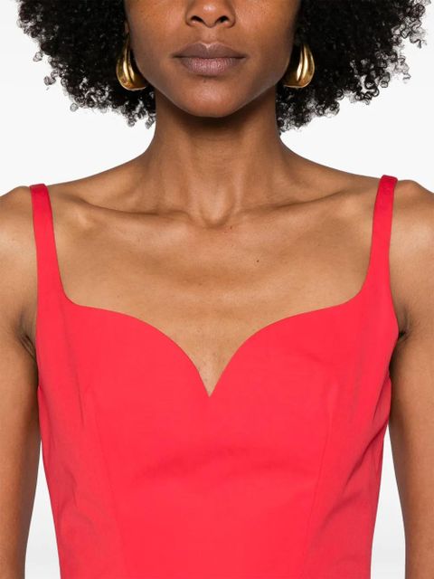 Alexander McQueen asymmetric flared midi dress