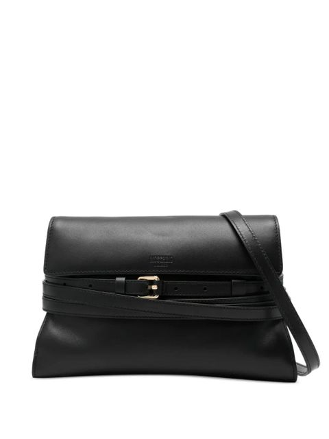 Moschino leather buckle shoulder bag - Black - zdjęcie produktu nr 1