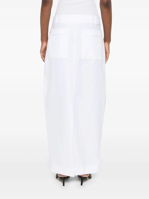 KHAITE Lucian skirt - White