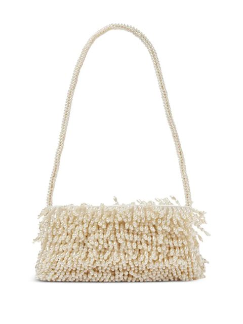 Vanina Cascade de Caresses beaded-fringe bag - Neutrals