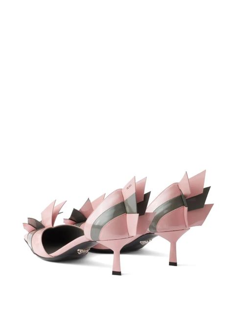 Prada 55mm leather pumps - Pink - zdjęcie produktu nr 2