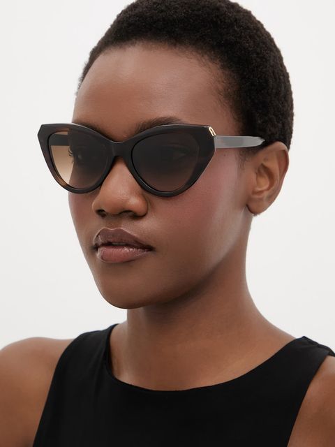 Furla okulary przeciwsłoneczne kocie oczy damskie - zdjęcie produktu nr 1