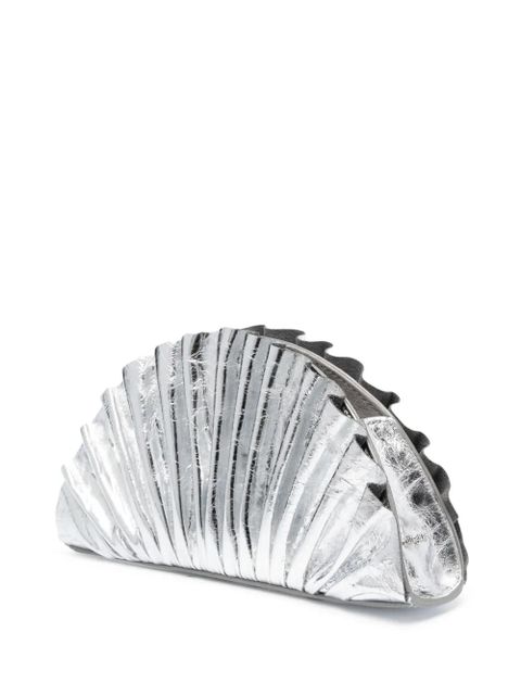 Cult Gaia Nala mini clutch bag - Silver