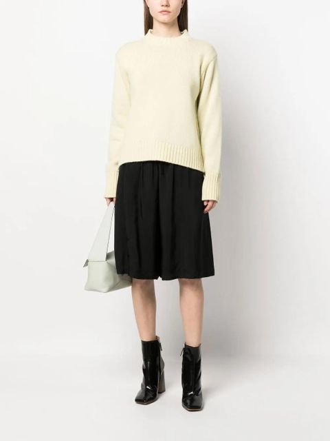 Jil Sander crew-neck jumper - Yellow - zdjęcie produktu nr 2