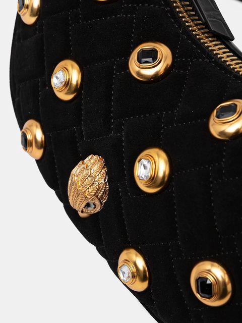 Kurt Geiger London torebka skórzana KENSINGTON kolor czarny 5014200289