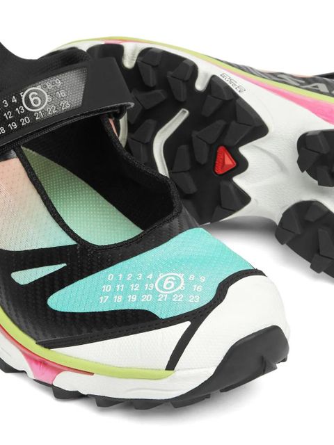 MM6 Maison Margiela x Salomon logo-detail strap sneakers - Black