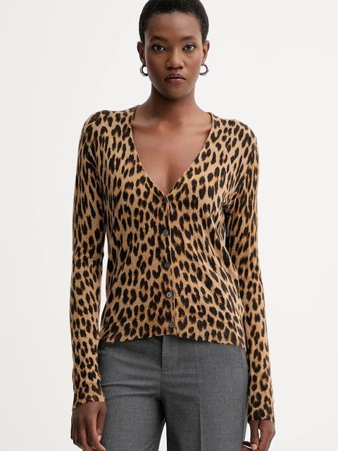 ZADIG&VOLTAIRE kardigan kaszmirowy damski kolor brązowy lekki KWCA01643 - zdjęcie produktu nr 1