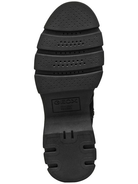 Geox botki D PLUETTE damskie kolor czarny na płaskim obcasie D565MB 04654 C9999