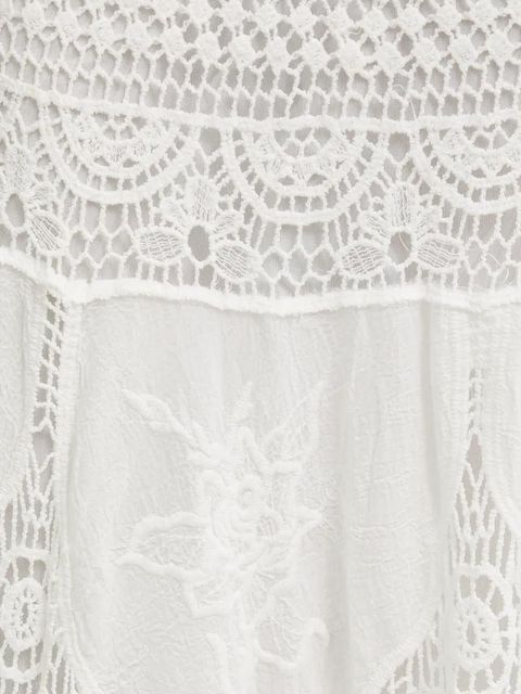 Answear.LAB spódnica bawełniana kolor biały maxi rozkloszowana