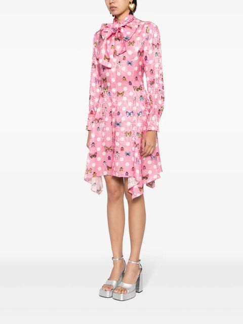 Versace Butterflies & Ladybugs short dress - Pink
