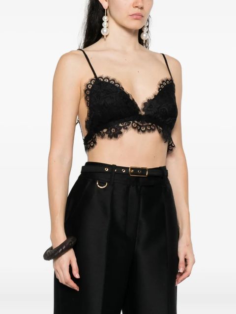 ZIMMERMANN Teddy lace-trimmed bralette - Black