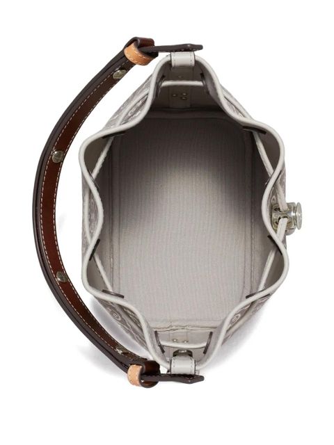 Tory Burch monogram bucket bag - Grey