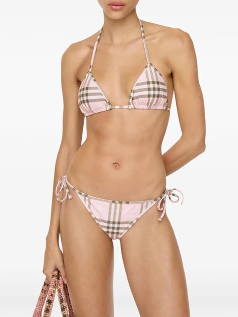 Burberry Check bikini briefs - Pink - zdjęcie produktu nr 2