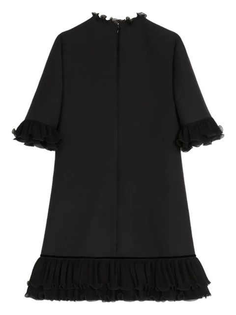 Valentino Garavani ruffled mini dress - Black