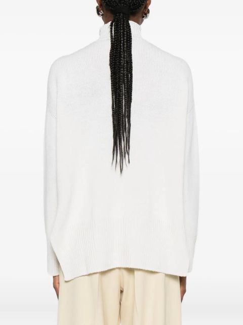 SOLOTRE high-neck sweater - White - zdjęcie produktu nr 2