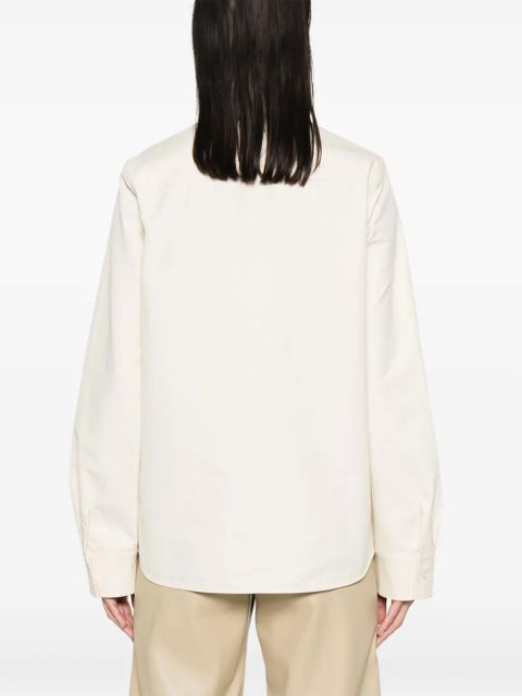 Jil Sander cotton poplin shirt - White