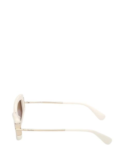 Max Mara Eyewear rectangle-frame sunglasses - White