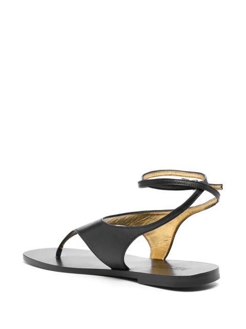 Paris Texas Amalfi leather sandals - Black