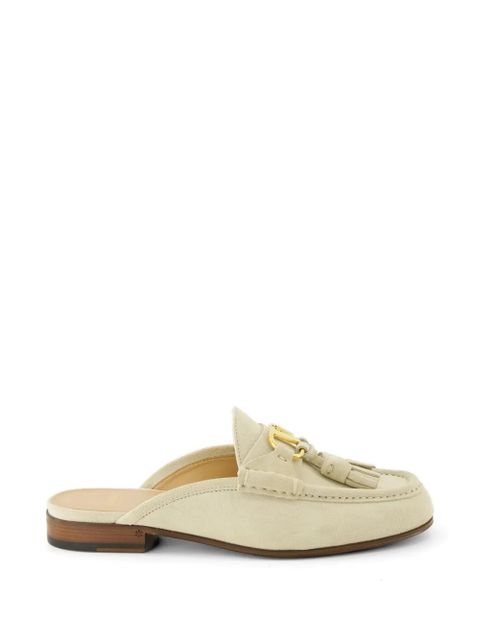 Valentino Garavani tassel logo mules - Neutrals - zdjęcie produktu nr 1