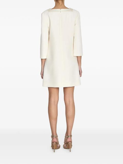 Valentino Garavani V-neck mini dress - White