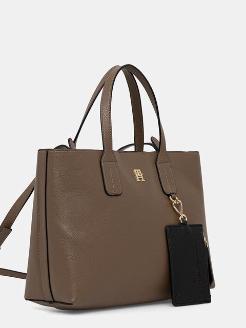 Tommy Hilfiger torebka kolor beżowy AW0AW18233 - zdjęcie produktu nr 2