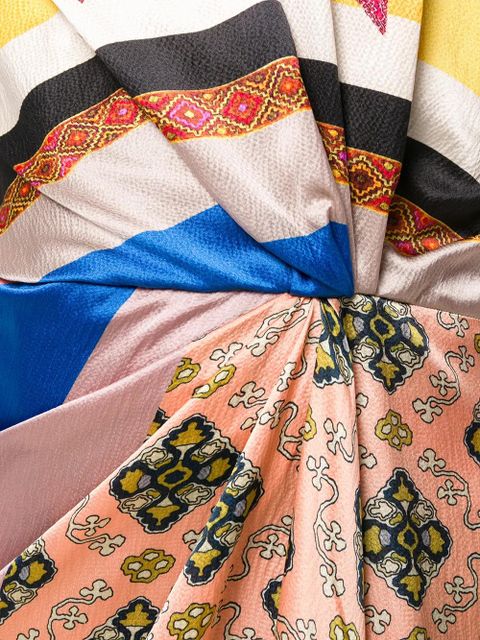 ETRO patterned knot dress - Pink