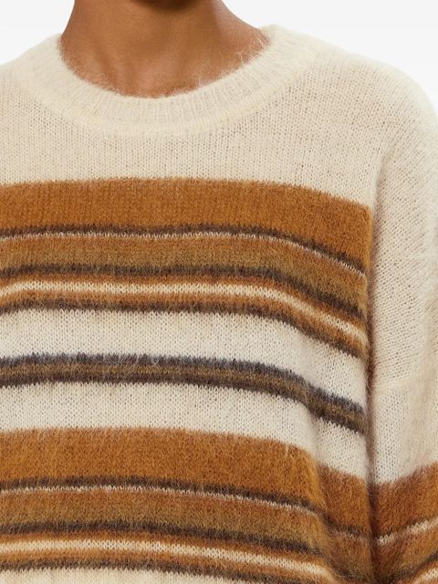 MARANT ÉTOILE DRUSSELL striped pullover - Neutrals