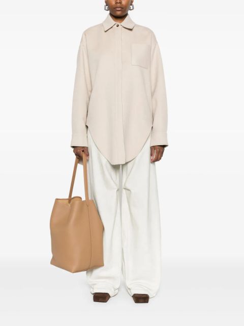 LOEWE Anagram-motif shirt - Neutrals - zdjęcie produktu nr 2