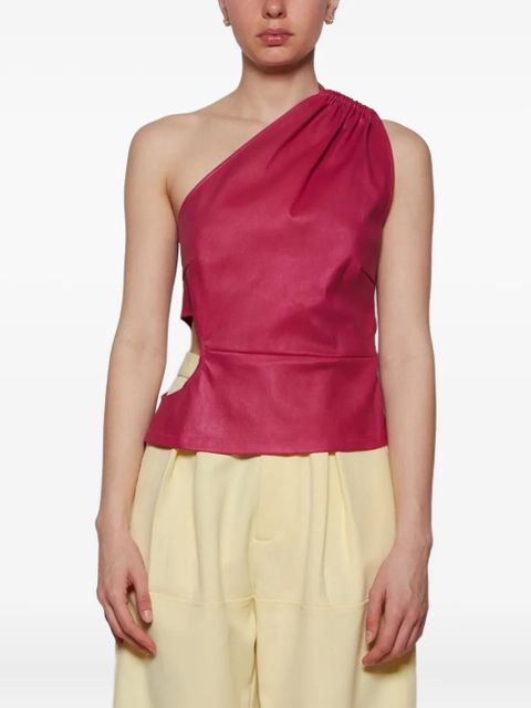 AMIRI one-shoulder cut-out top - Pink - zdjęcie produktu nr 2