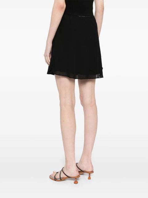 Reformation Brandy bow-detailing miniskirt - Black - zdjęcie produktu nr 2