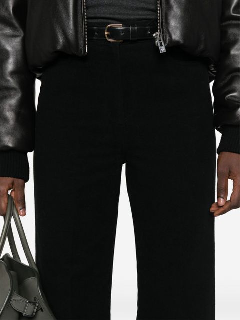 TOTEME flared trousers - Black
