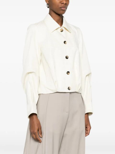 LOEWE button-fastening jacket - Neutrals