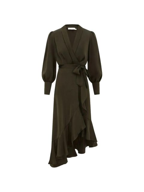 ZIMMERMANN midi wrap dress - Green - zdjęcie produktu nr 1
