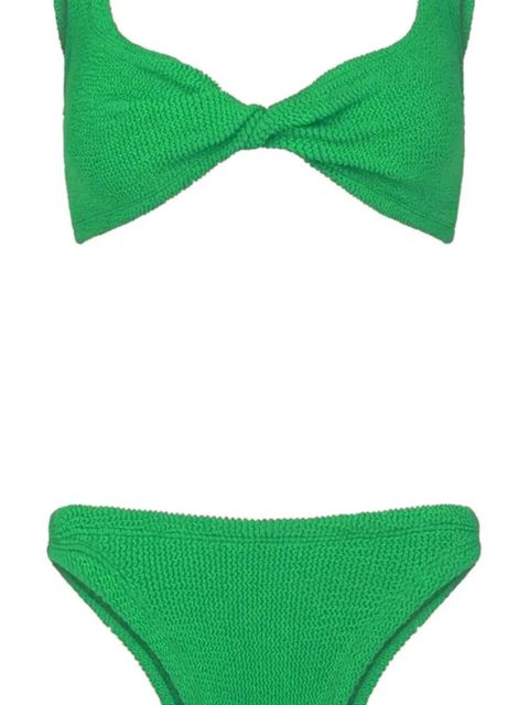 Hunza G Juno crinkle bikini - Green