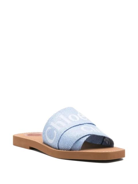 Chloé woody slides - Blue - zdjęcie produktu nr 2