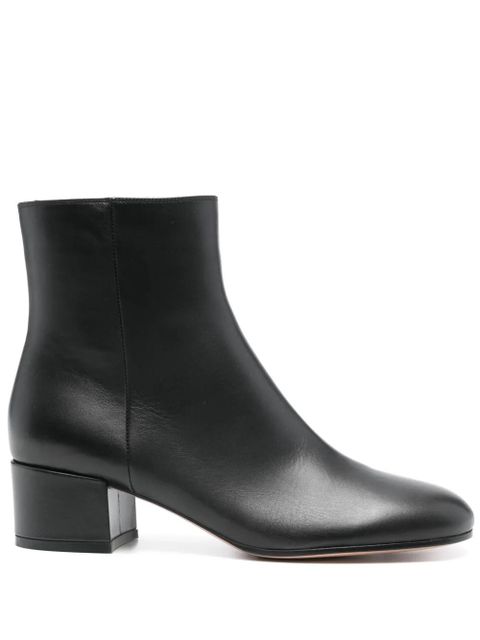 Gianvito Rossi 45mm leather ankle boots - Black - zdjęcie produktu nr 1