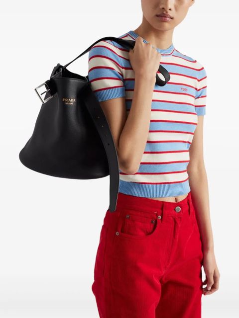 Prada knitted T-shirt - Blue