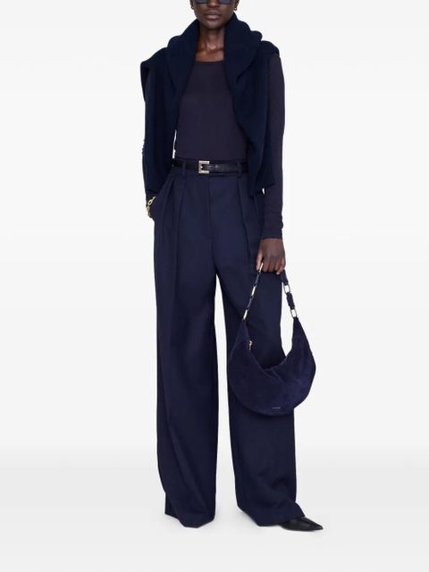 ANINE BING Kate Hobo chain shoulder bag - Blue - zdjęcie produktu nr 2