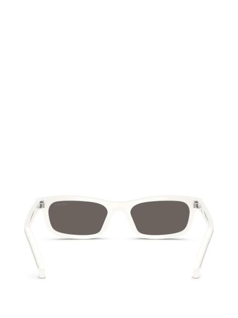 Prada Eyewear rectangle-frame sunglasses - White