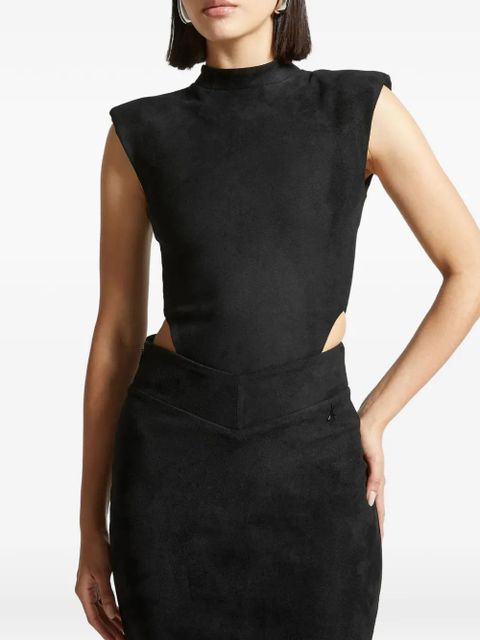 Manière De Voir wide-shoulder bodysuit - Black - zdjęcie produktu nr 1