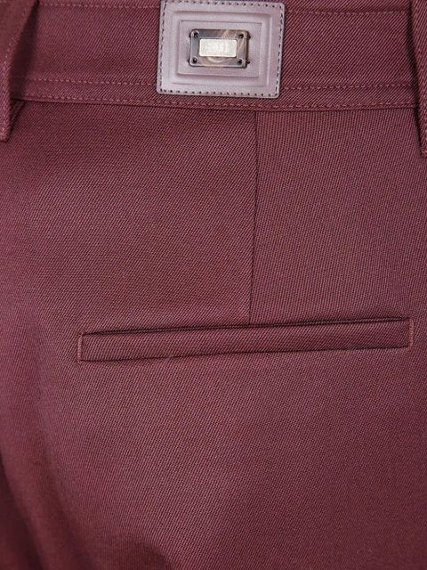 Max Mara Cannes pleated trousers - Red