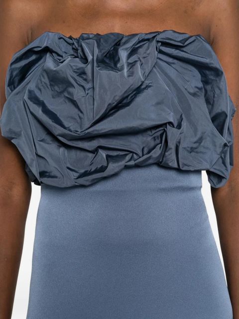 Max Mara Operoso strapless maxi dress - Blue