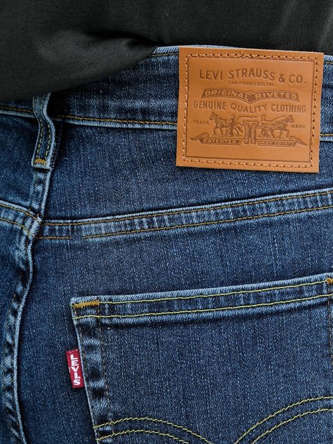 Levi's jeansy 721 HIGH RISE SKINNY damskie kolor niebieski 18882.0928