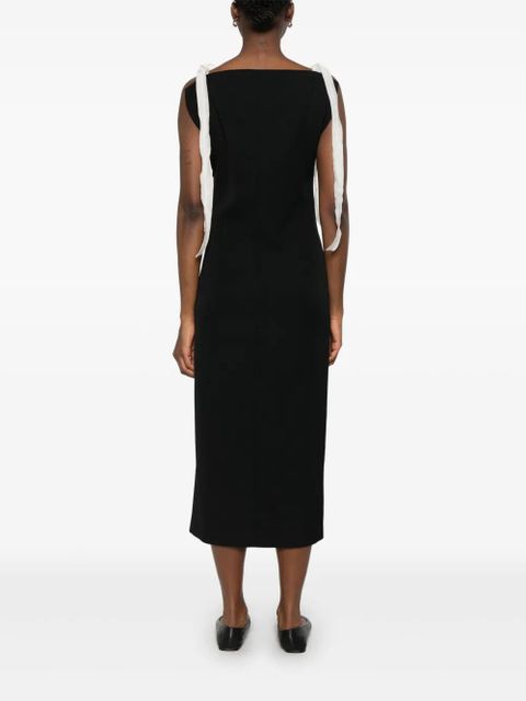 The Row Giuliessa midi dress - Black