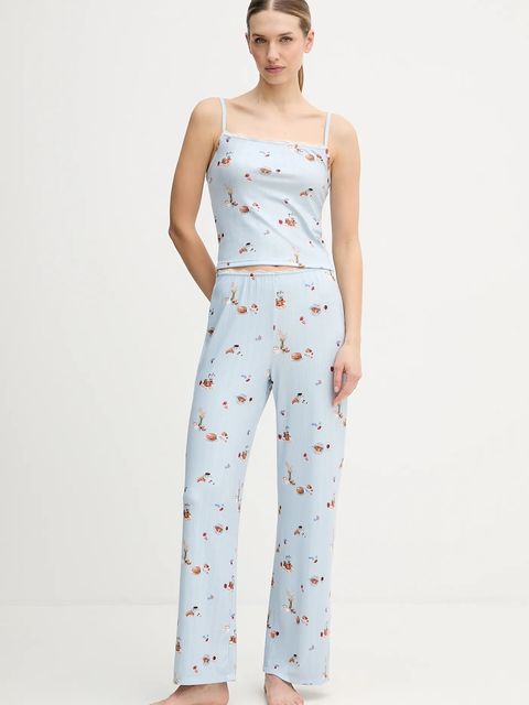 Abercrombie & Fitch top piżamowy damska kolor niebieski KI146-5104-111 - zdjęcie produktu nr 2