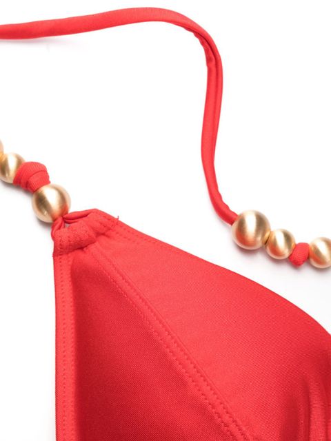Cult Gaia Anoki triangle bikini top - Red