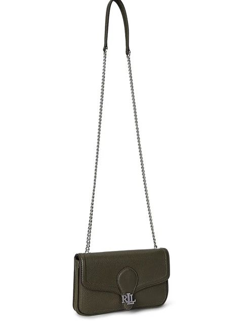 Lauren Ralph Lauren portfel skórzany damski kolor zielony 432977374 - zdjęcie produktu nr 2