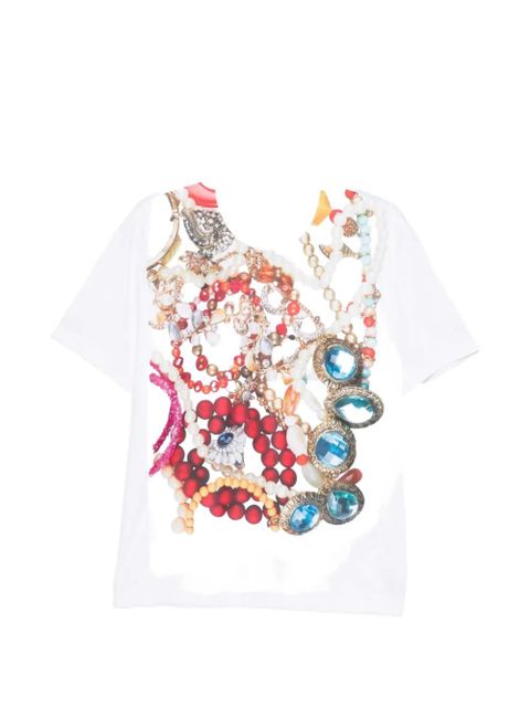 Comme Des Garçons printed T-shirt - White - zdjęcie produktu nr 1