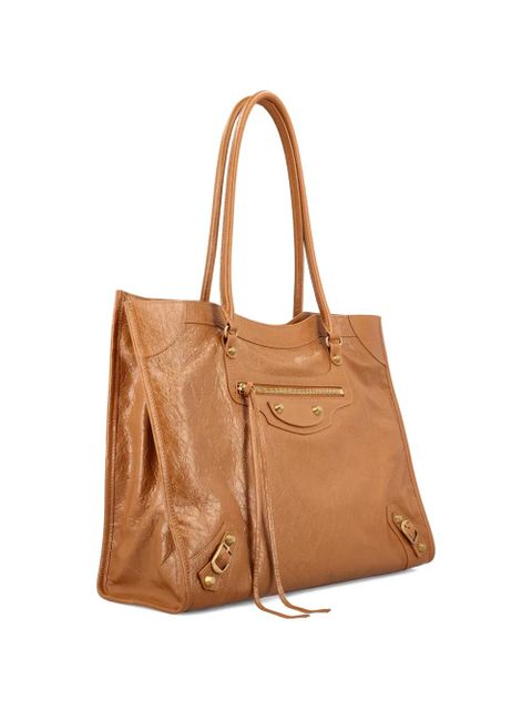 Balenciaga zip-pocket shoulder bag - Brown - zdjęcie produktu nr 2