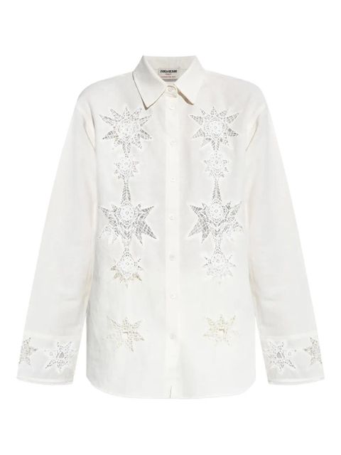 Zadig&Voltaire embroidered detail shirt - White - zdjęcie produktu nr 1